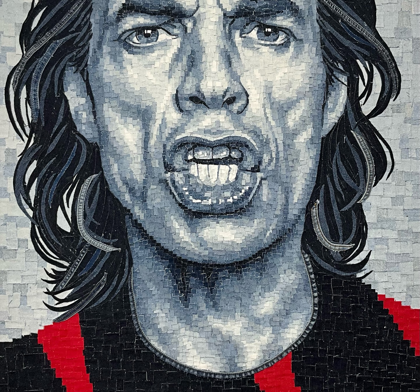 When Old Denim Learns to Breathe: The Artist Turning Jeans Into Living Portraits - Cristiam Ramos