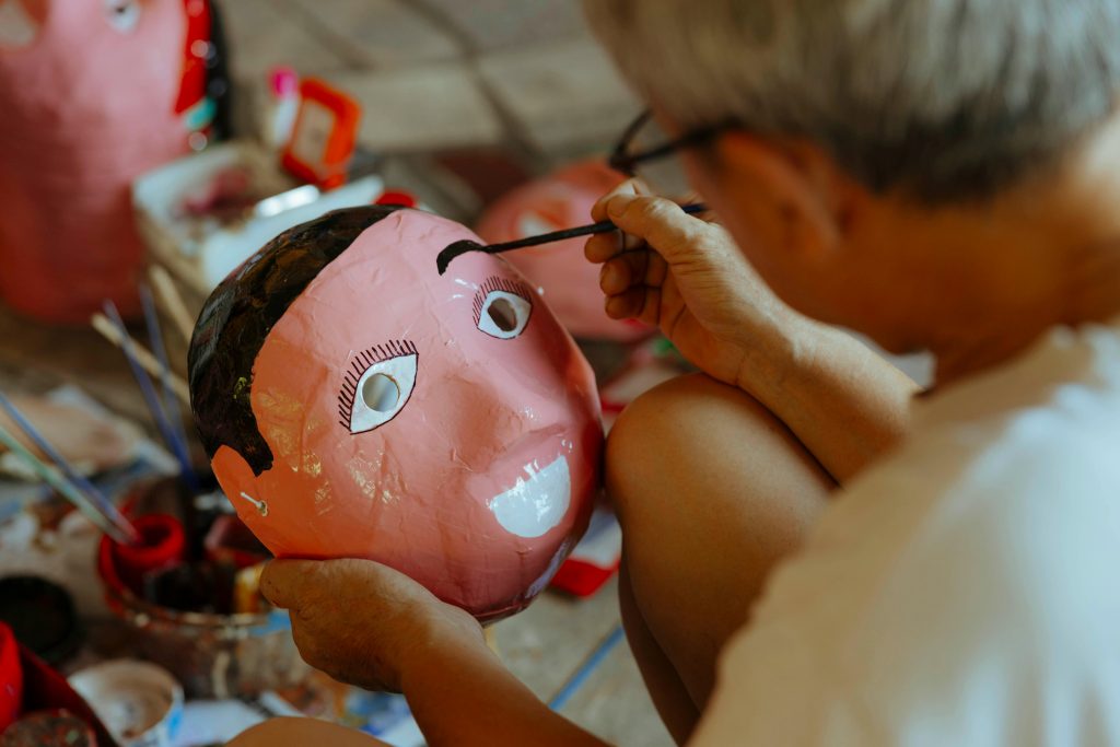 How 14 Art Therapy Practices Gently Restore Emotional Balance When Words Are Not Enough - Mask Making